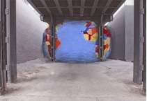 David Byrne, Artist's rendering of Tight Spot, 2011. Courtesy The Pace Gallery.