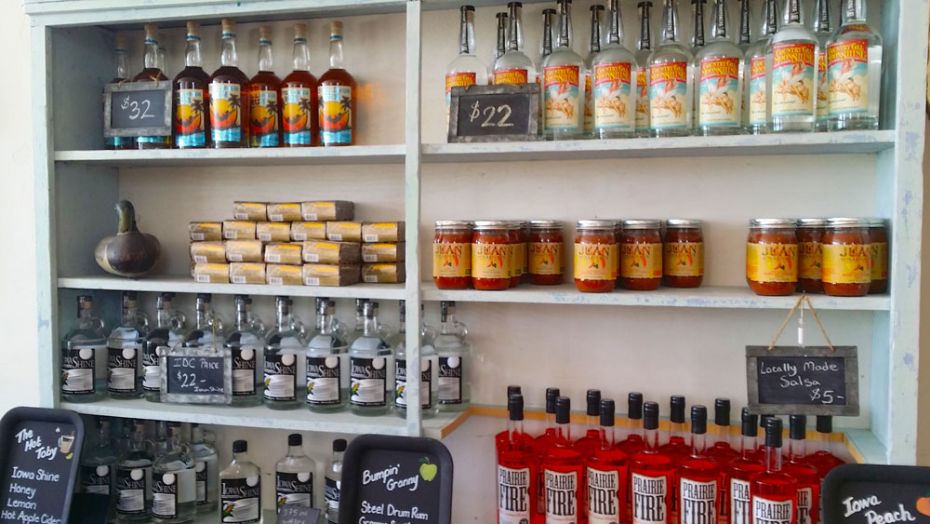 Inside the Iowa Distilling Co..