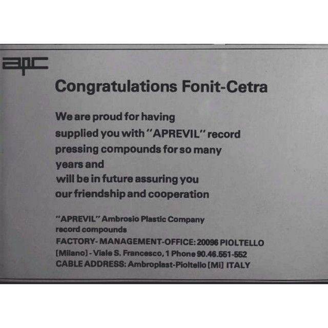 Ambrosio advert in Billboard magazine!