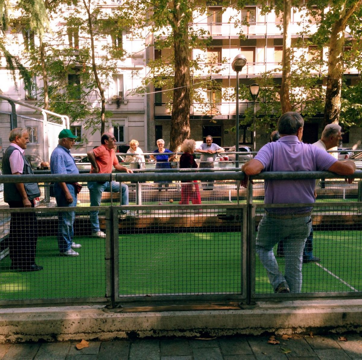 Bocce in the sun.