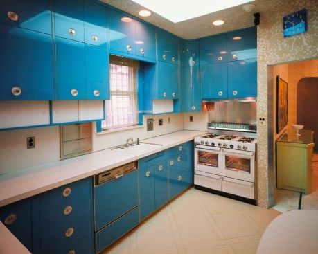 The Armstrong's kitchen.
