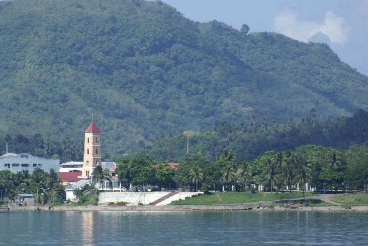 Santo Niño Church in Tacloban before Typhoon Haiyan.