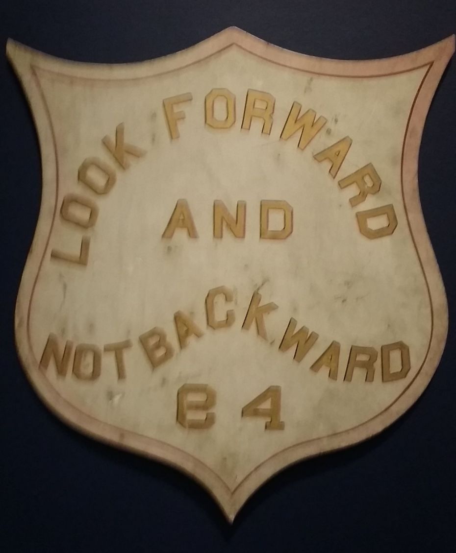 A Masonic or Odd Fellows sign.