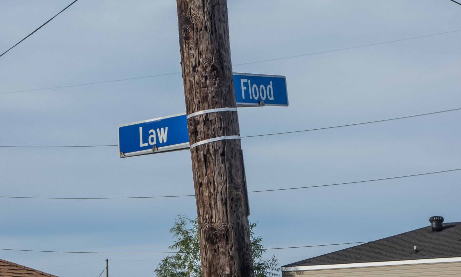 Corner of Law and Flood.
