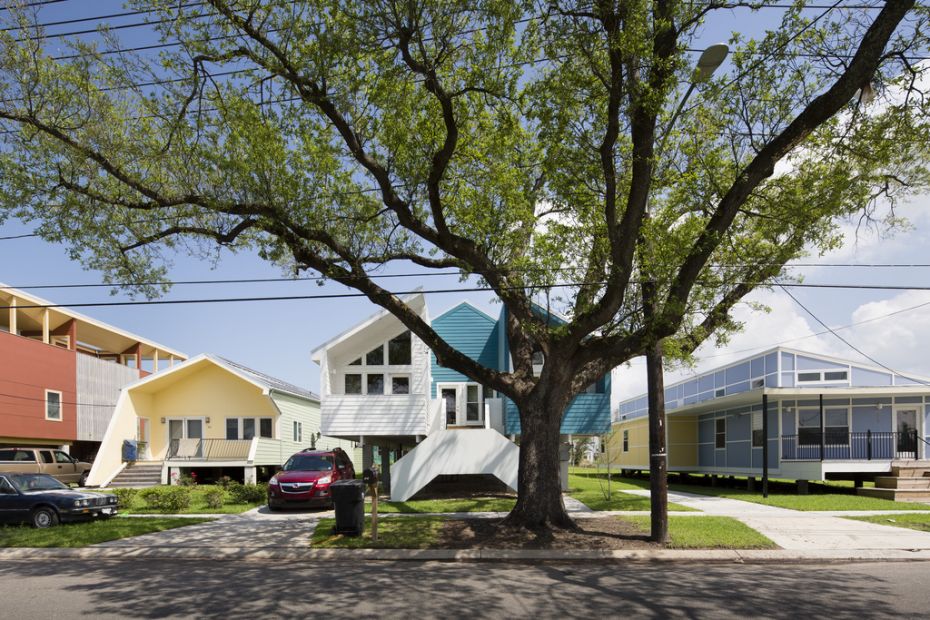 New homes constructed by Make It Right.