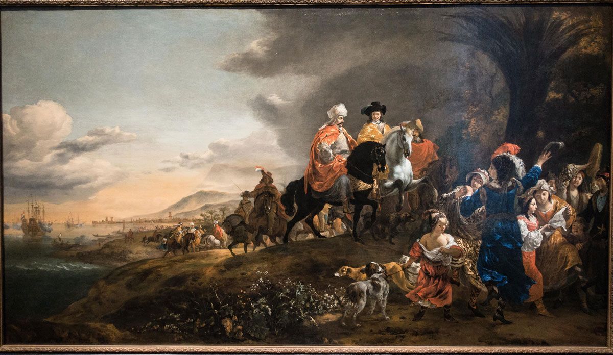 The Dutch Ambassador on his Way to Isfahan, Jan Baptist Weenix, 1653 - 1659.