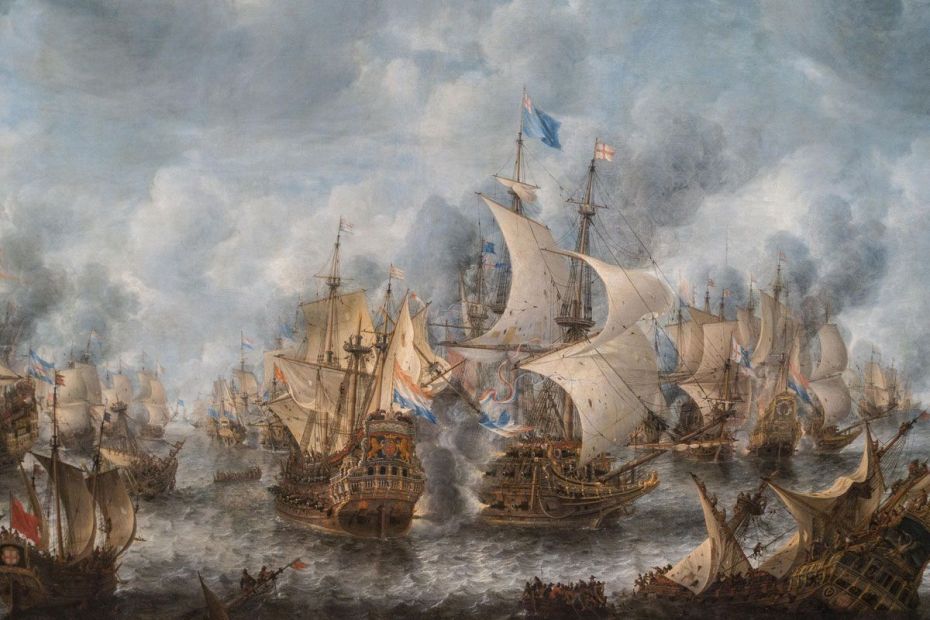 Battle of Terheide, 10 August 1653. Jan Abrahamsz Beerstraten, c. 1653-1666.