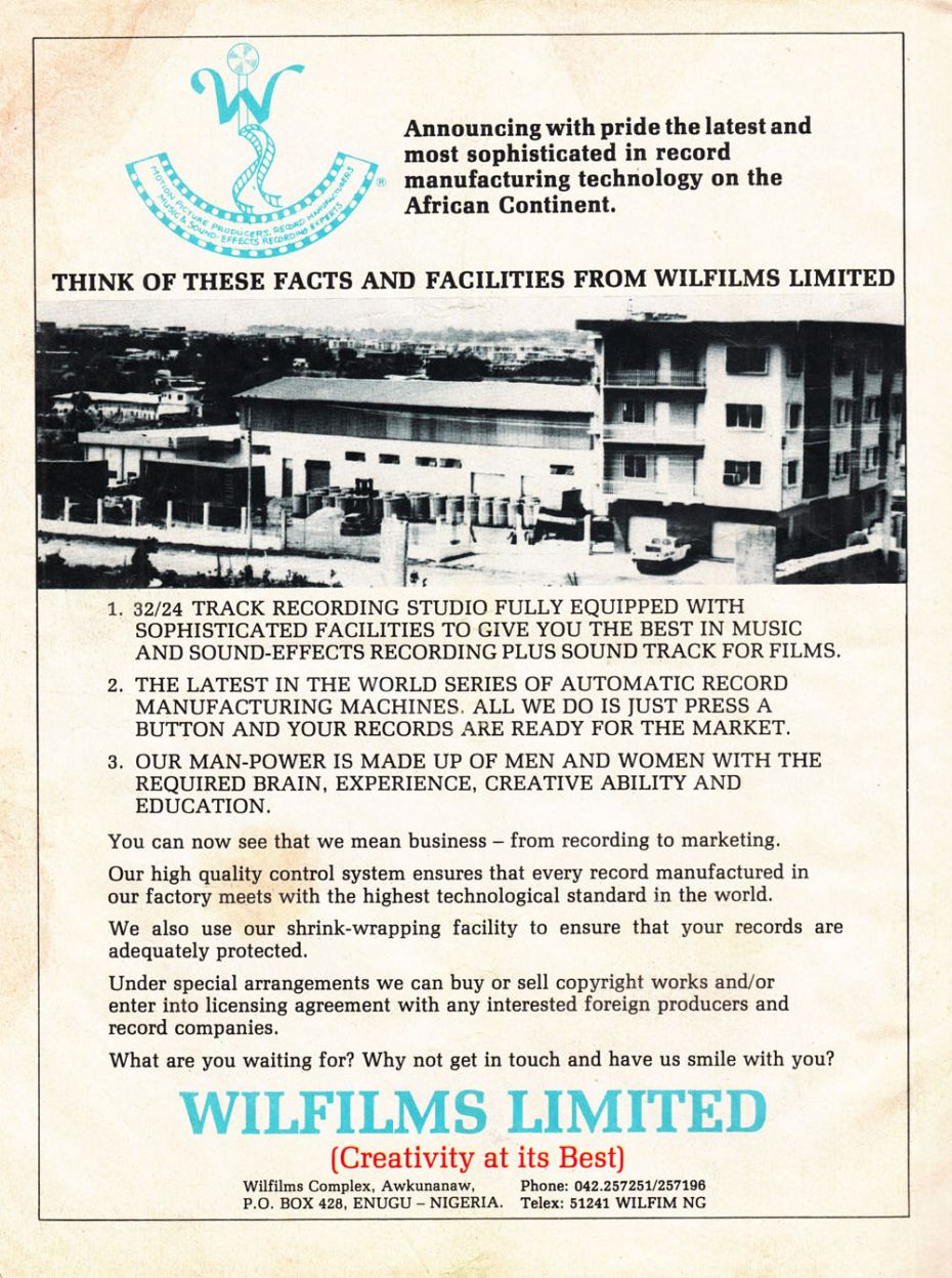 Wilifilms Limited Poster.